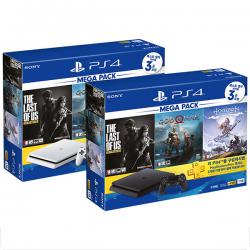 PS4 본체 슬림 2218B (1TB) MEGA 패키지 (게임3종+PSN3)